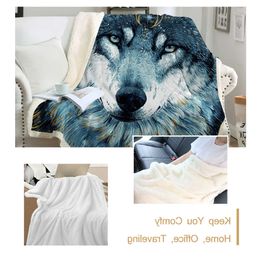 Blanket In The Darkness Girl Furry Blanket Animal Plush Bedspread Galaxy Bed Blanket Blue Blanket R230617