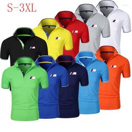 Men's Polos Good Quality Summer Style Short Sleeve Polo Shirts Casual Ladies Lapel Tees Fashion Slim Male Logo Tops