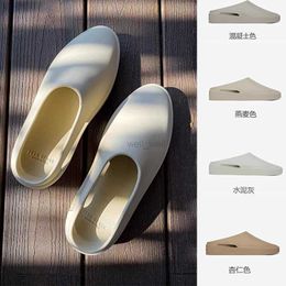 Slippers designer fog slippers adilette slides men fashion shoes outdoor sandals summer massage pantoufle black boosts slipper summer beach sliders2024