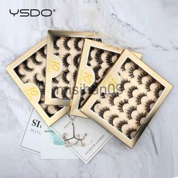 False Eyelashes YSDO 5/10 Pairs Mink Eyelashes Natural 3d Mink Lashes Strip Thick Dramatic False Eyelashes Faux Cils Makeup Wispy Fake Lashes J230717