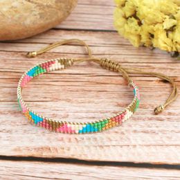 Strand KELITCH Sweat Women Boho Miyuki Beaded Bracelet Adjustable Rope Bangle For Jewelry