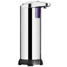 Liquid Soap Dispenser 250ml Stainless Steel Automatic Handsfree IR Smart Sensor Touchless