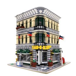 Creator Block Grand Emporium 2232Pcs Street View Model Building Blocks Bricks Education Toys Christmas gifts Compatible With 102112525