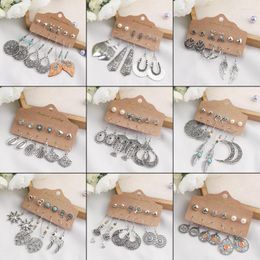 Dangle Earrings Trendy Vintage Boho Ethnic Sets For Women Sundry Bundles Jewellery Accessories Brand Wholesale Drop