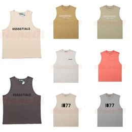 Mens Designer Vest T Shirt Casual Short Sleeve Sleeveless Fashion Hip Hop Men Vests Women T Shirts Size S-XL1628