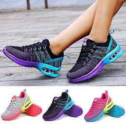 Dress Shoes Sneakers Women Plus Size 42 Outdoor Non-slip Mesh Breathable Running Shoes Air Cushion Light Chunky Women Shoes Zapatillas Mujer L230717