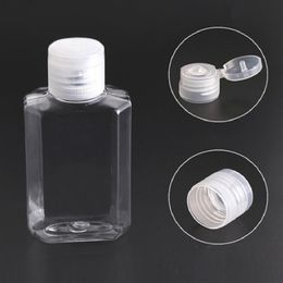 30ML split packaging bottle flip transparent hand sanitizer disinfectant hydrogel shampoo liquid container181H
