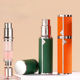 Perfume Bottle 5ml Perfume Atomizer Mist Spray Bottle Portable High Quality PU Sprayer Suitable for Boarding Tight Sealing Travel Perfume Spray 230717