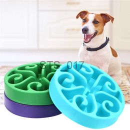 Dog Bowls Feeders Other Pet Supplies Pet Dog Prevent Obesity Puppy Slow Down Eating Feeder Accessories Cat Dog Healthy Diet Dish Plate Dog Slow Eat Bowl x0715