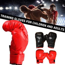 Protective Gear 2 Colours Children Adult Boxing Gloves Professional Sandbag Liner Fitness Kickboxing Men Fighting Training Gloves Pugilism Tool HKD230718