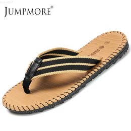 Slippers Jumpmore Slippers Men's Summer Outdoor Flip-flops Men's Korean Trendy Clip-On Outdoor Sandals Beach Shoes Wholesale Size 40-45 L230718