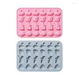 Baking Moulds 24 Cavity 3D Silicone Mold Fondant Cake Border Chocolate Mould