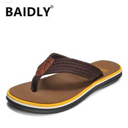 Slippers Men's Flip Flops Soft Massage Slippers Men Outdoor Beach Flip Flops Summer Tongs Casual Man Shoes Zapatos De Hombre L230718