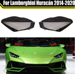Suitable for Lamborghini Huracan 2014-2020 car headlight lens Huracan car headlight plexiglass lamp housing mask