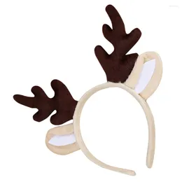 Bandanas Performance Props Cosplay Outfits Xmas Antler Headdress Christmas Hair Hoops Accessories Cotton Decor Child Costume Headpiece