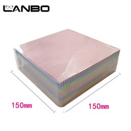 Lens Clothes LANBO 30Ps 15*15cm Lens Clothes Eyewear Accessories Cleaning Cloth Microfiber Sunglasses Eyeglasses Camera Glasses Duster Wipes 230717