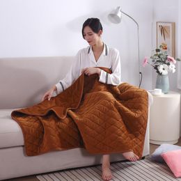 Blankets MIDSUM USB Electric Blanket Power Bank Winter Bed Warmer Heated Body Heater Machine Wearable Shawl Thermal