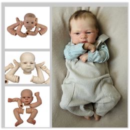 Dolls 18 inch Elijah Bebe Reborn Doll Kit Lifelike Painted or Unpainted DIY Reborn Doll Kit Toy Acesso ri Reborn Sin Pintar 230717