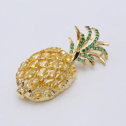 Brooches High Quality Temperament And Personality Pineapple Fruit Brooch For Fashion Women Jewelry LBR070