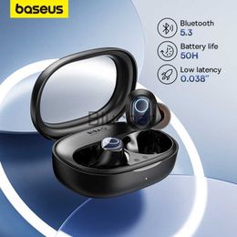 Headphones Earphones Baseus WM03 Wireless Earphones TWS Bluetooth 53 HeadphonesComfortable Wear38 hours Long Battery LifeLow LatencyFast Charge x0718