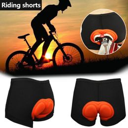 Cycling Shorts Unisex Black Bicycle Solid Cosplay Comfortable Underwear Sponge Gel 3D Padded Bike 230717