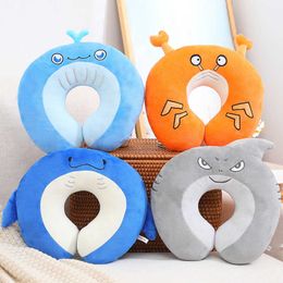 Plush Cushions 28cm Sea Animal Whale Neck Stuffed Soft Plush Ray Crab Relax Toys for Kids Girls Nice Gift R230718