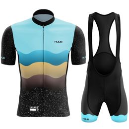 Cycling Jersey Sets Summer Mens Clothing Suit Mountain Bike Triathlon Quickdrying Breathable HUUB Ropa Ciclismo 230717