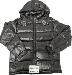 Jaqueta preta masculina sopradora, parkas, roupas acolchoadas, casacos de qualidade, manter quente, proteção contra frio, distintivo, plus size, casaco de pato branco, tamanho grande, Athleisure M877