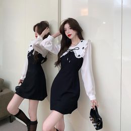 Casual Dresses Port Flavor Web Small Fragrant Wind Air Chic French Temperament Senior Feeling Dress