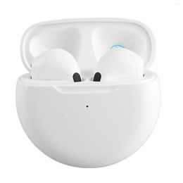 Wireless Earbuds Multifunction HD Noise Canceling HiFi Stereo Sound Deep Bass Bluetooth-compatible Earphones White