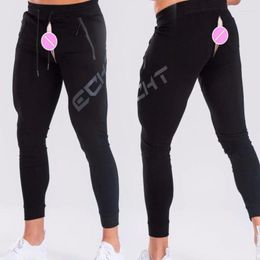 Men's Pants Open Zipper Crotch Summer Exercise Casual Men Cotton Tapered Fitness Sweatpants Jogger Streetwear Outdoor Sex