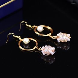 Dangle Earrings Pearl For Women Charms Designer Real White 925 Silver Chinese Fashion Gemstone Gemstones Natural Gifts Jewelry Luxury