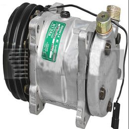 Auto parts air conditioning compressor Sanden 6642 SD5H14 6511421 ROT VERTICAL TUBE-O 2G-132mm 12V224Z