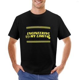 Men's Polos Engineering My Limit T-Shirt Kawaii Clothes Edition T Shirt Mens Clothing