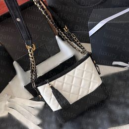 CC Wandering Bag 20CM Diamond Plaid Sheepskin Mirror Quality Women Shoulder Bag Luxury Chain Designer Bag