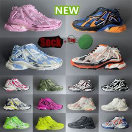 Koşu Ayakkabıları Retro Trainers Lüks Spor Ayakkabı Koşucu 7.0 Gündelik İletim Sense Siyah Beyaz Pembe Mavi Bordo Jogging Yürüyüş Tasarımcısı Kadın Erkekler 35-46