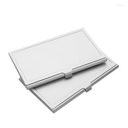 Storage Bottles Selling Sublimation Metal Business Cards Case Blank Aluminum Name Card Holder Box For Customized