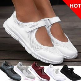 Dress Shoes Women Sneakers Fashion Breathable Mesh Casual Shoes Zapatos De Mujer Plataforma Flat Shoes Women Work Shoes Comfortable for Work L230717