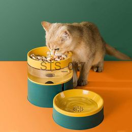 Dog Bowls Feeders Other Pet Supplies Pet Bowls Cat Dog Automatic Food Water Feeder Double Bowls Puppy Raise Drinking Dish for Cats Feeding Supplies Dual Use x0715
