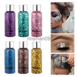 Other Makeup Liquid Eye Shadow Gel Pearlescent Sequins Pigment For Body Hair Face Shining Cream Stage Party Glitter Shimmer J230718