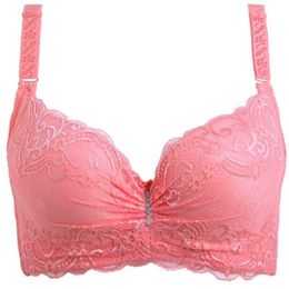 Bras Bra Under Gathering Setting Plunge Lingerie For Women Push Up Sexy Underwear Top Plus Size 34C 36D 38D 40D 42E 44E BH C3302286f