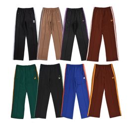 Mens Pants AWGE Knitted Sports and Womens Embroidered Butterfly Stripe Trousers 1 Quality 230718