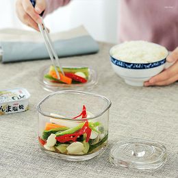 Storage Bottles Kitchen Glass Food Container Japanese Kimchi Mason Jar Household Thickened One Night Pickles Jars