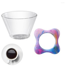 Coffee Philtres Dripper Colourful Resin Maker Portable Drip Brewer For Office Home