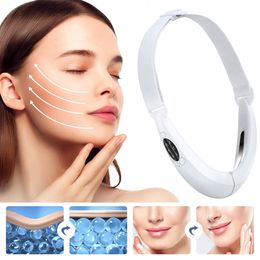 Massager Face Massager 5 Modes Face Lifter VLine Up Face Lifting Belt LED Pon Therapy Face Slimming Vibration Massager Beauty Health Devic
