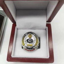 Georgia Bulldogs 2021-2022 Football Championship Ring with Collector's Display Case250S