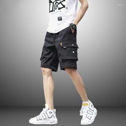 Men's Shorts Summer Casual For Teenagers Wearing Five-Piece Trousers Fashion Loose Multi-Pocket Overalls Men Clothing Drawstring