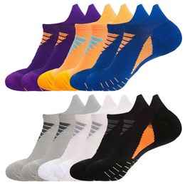 Sports Socks 6 Pairs Mens Socks Antislip Breathable No Sweat Sports Socks Marathon Basketball Summer Running Sock Athletic Ankle Socks Men 230717
