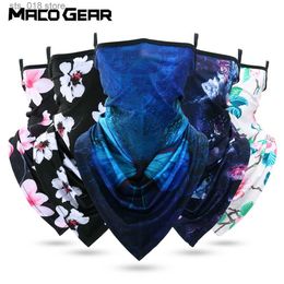 Cycling Caps Masks Summer Printed Triangle Bandana Running Bicycle Half Face Masks Hunting Ski Hiking Fishing Cycling Snowboard Scarf Men Women T230718