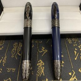 YAMALANG Great Luxury pen Writer Daniel-Defoe Collector Wine red Black Blue White Classic Fountain pens Luxury-pen187F